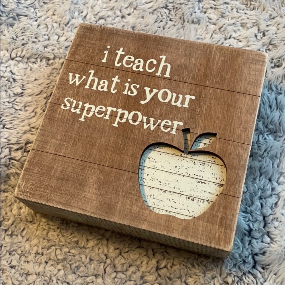 Teacher wall decor